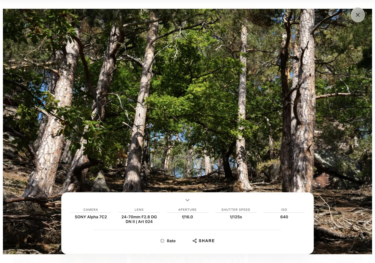 Bilddetails & EXIF
